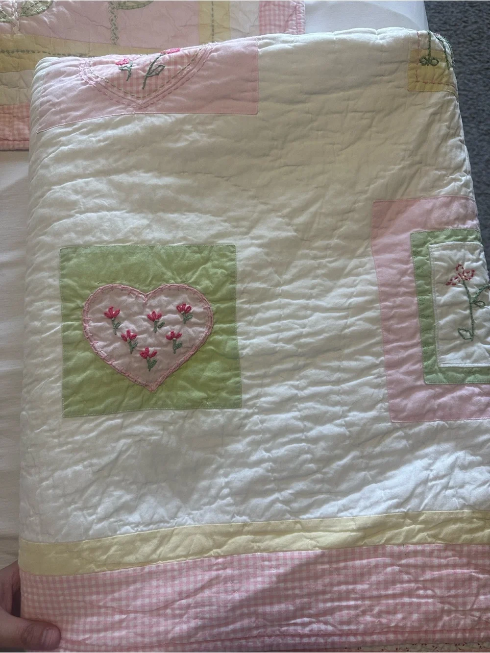 Pottery Barn Kids 100% Cotton Patchwork Twin Quilt
